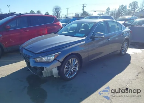 2018 Infiniti Q50 3.0T Luxe from USA, damaged, VIN JN1EV7AP8JM590974